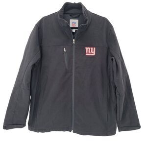NFL New York Giants Mens Black Golf Jacket Coat Official Brand